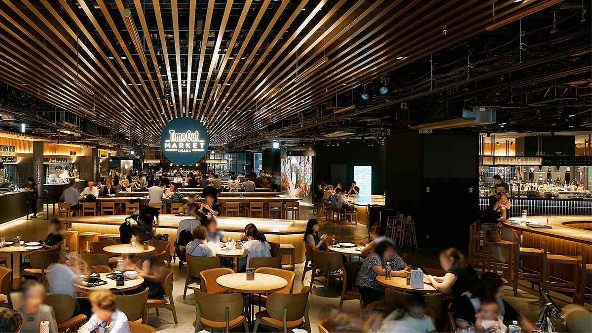 Dinner: Time Out Market Osaka