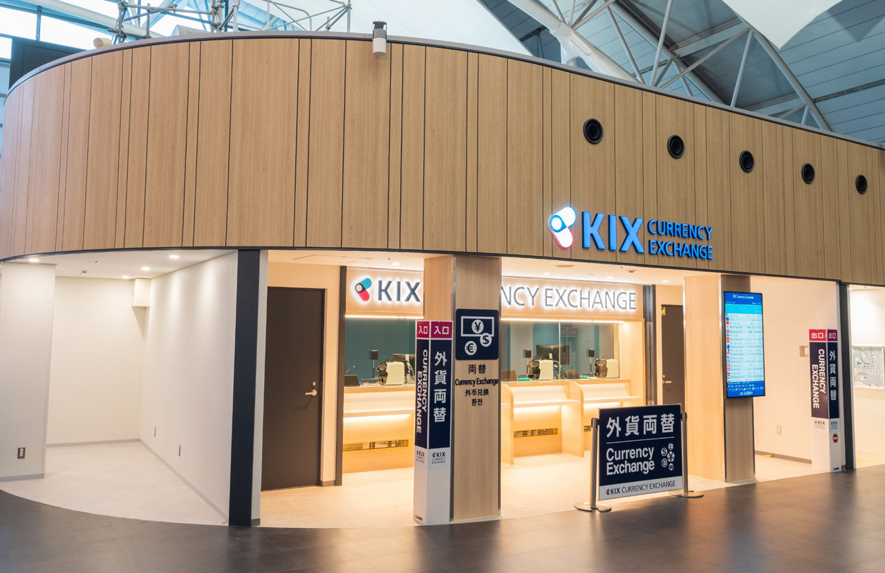KIX CURRENCY EXCHANGE（第1ターミナル 1階北店、3階、4階北店、第2ターミナル店）